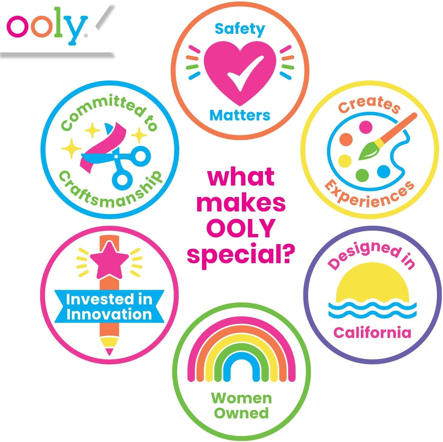 Ooly Hidden Colors Magic Paint Sheets - Magic Friends 9 PC Set