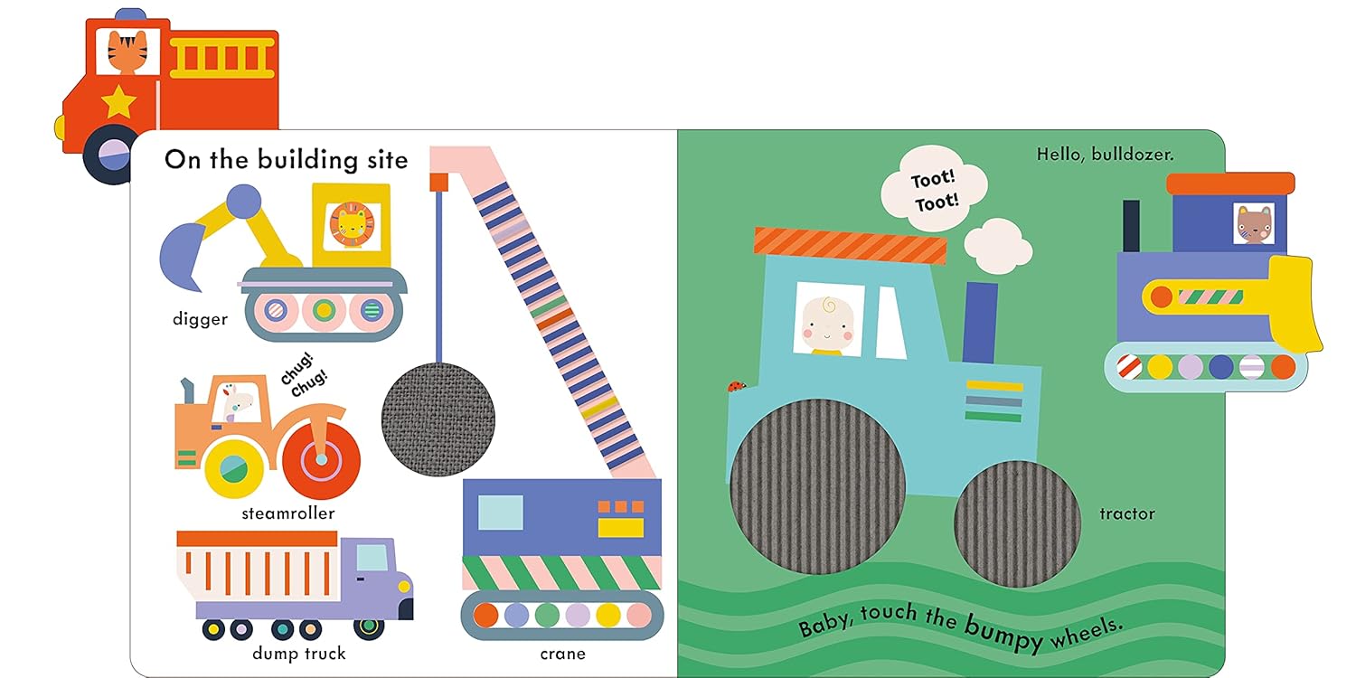 Baby Touch Vehicles Tab Book