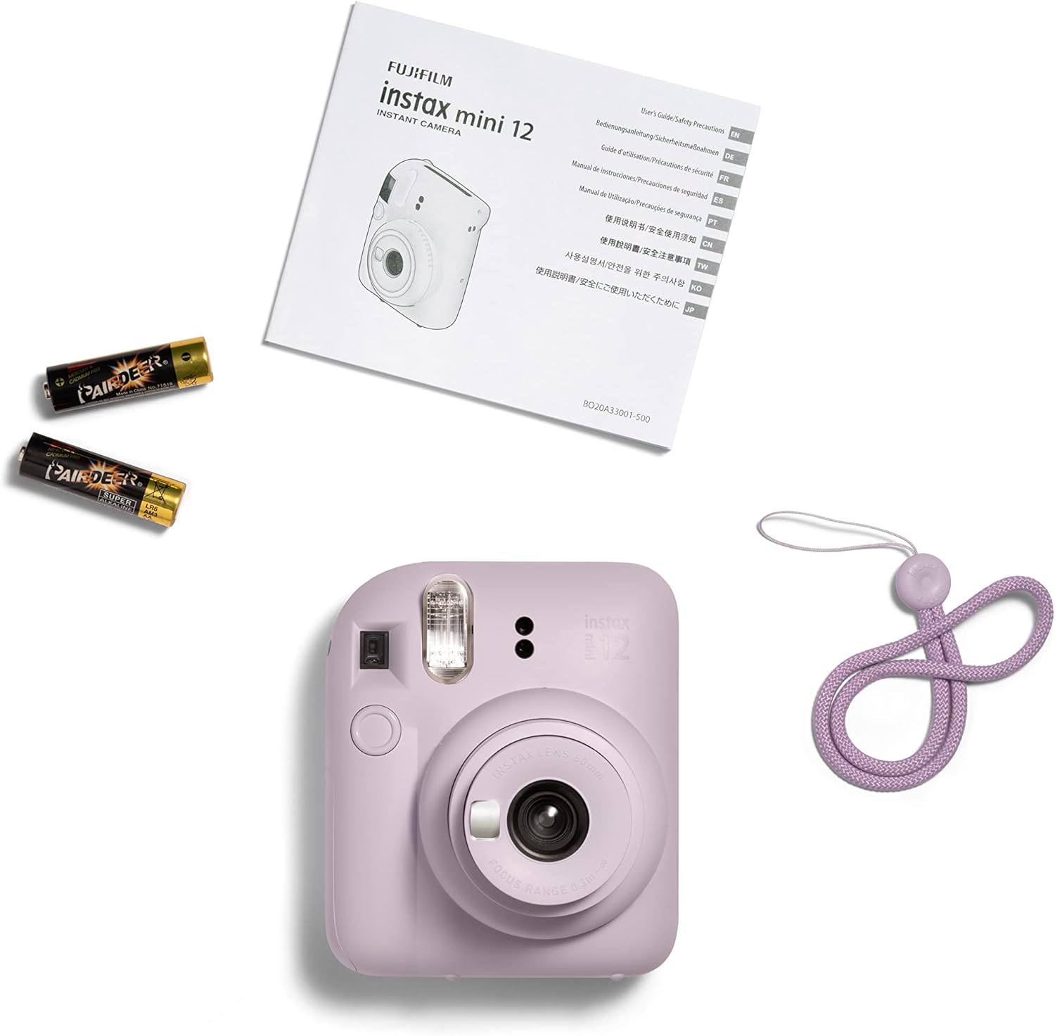 كاميرا Instax Mini 12 (أرجواني ليلكي)