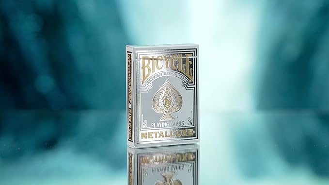 Playing Cards: Bicycle - Metalluxe Silver