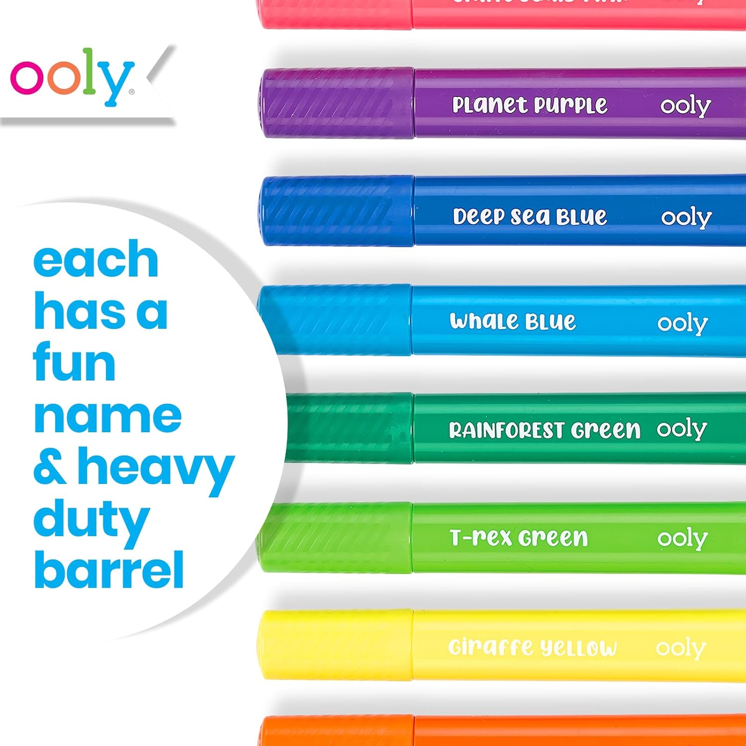 Ooly Big Bright Brush Markers Set Of 10