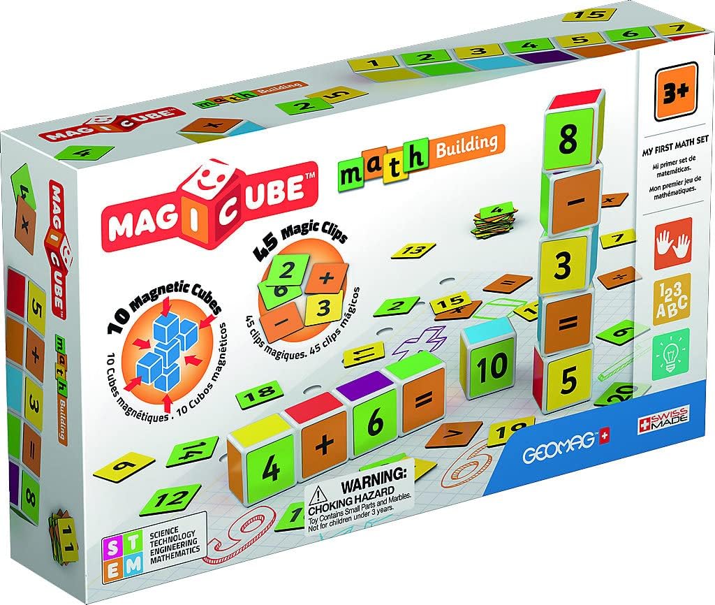 Geomag Magicube Maths Building + Clips 55 Pcs