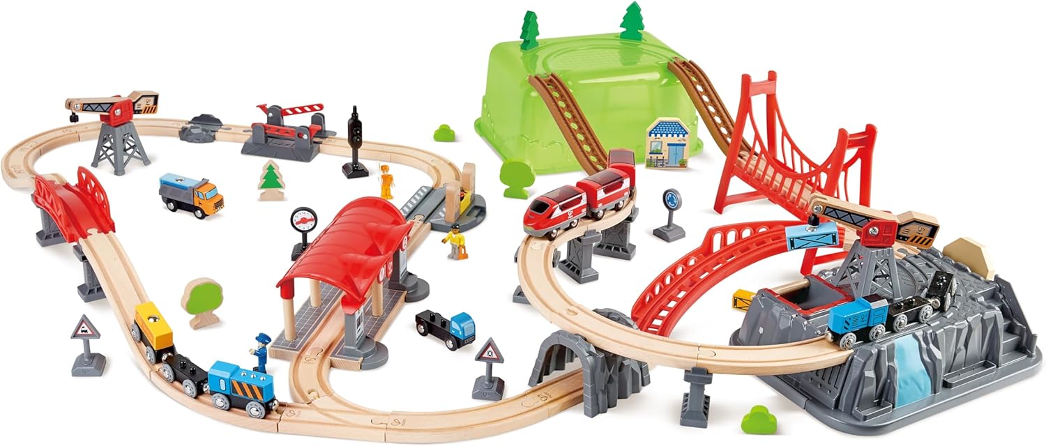 Hape - Railway Bucket-Builder-Set