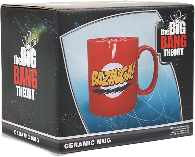 Halfmoon Bay Mug Standard Boxed 400Ml The Big Bang Theory Bazinga