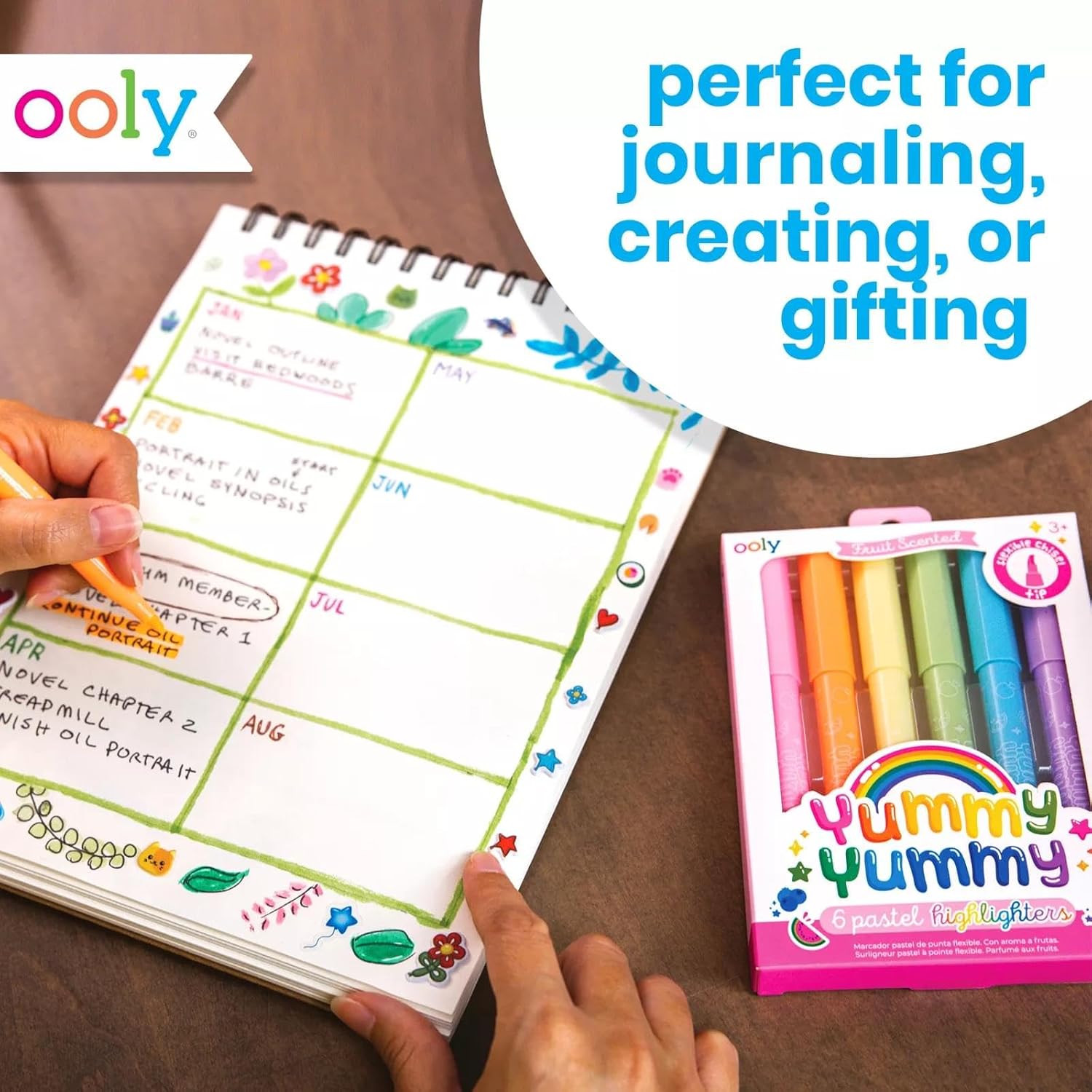 Ooly Yummy Yummy Scented Highlighters Set Of 6