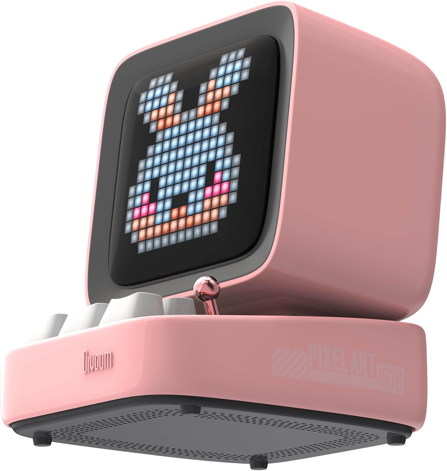 Divoom DitooMic Bluetooth Speaker Microphone Karaoke Function - Pink