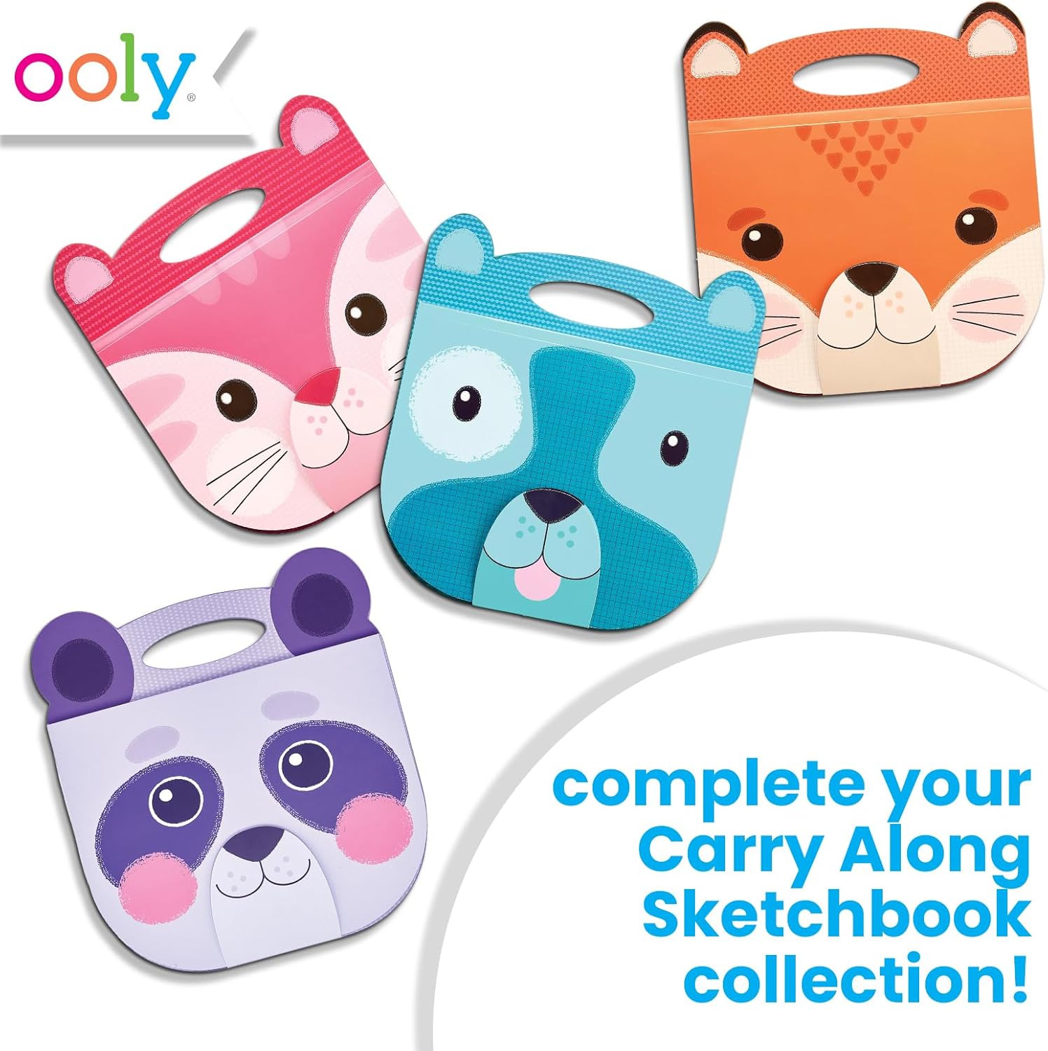 Ooly Animal Carry Along Sketchbook Dog 9 X 7 Paper