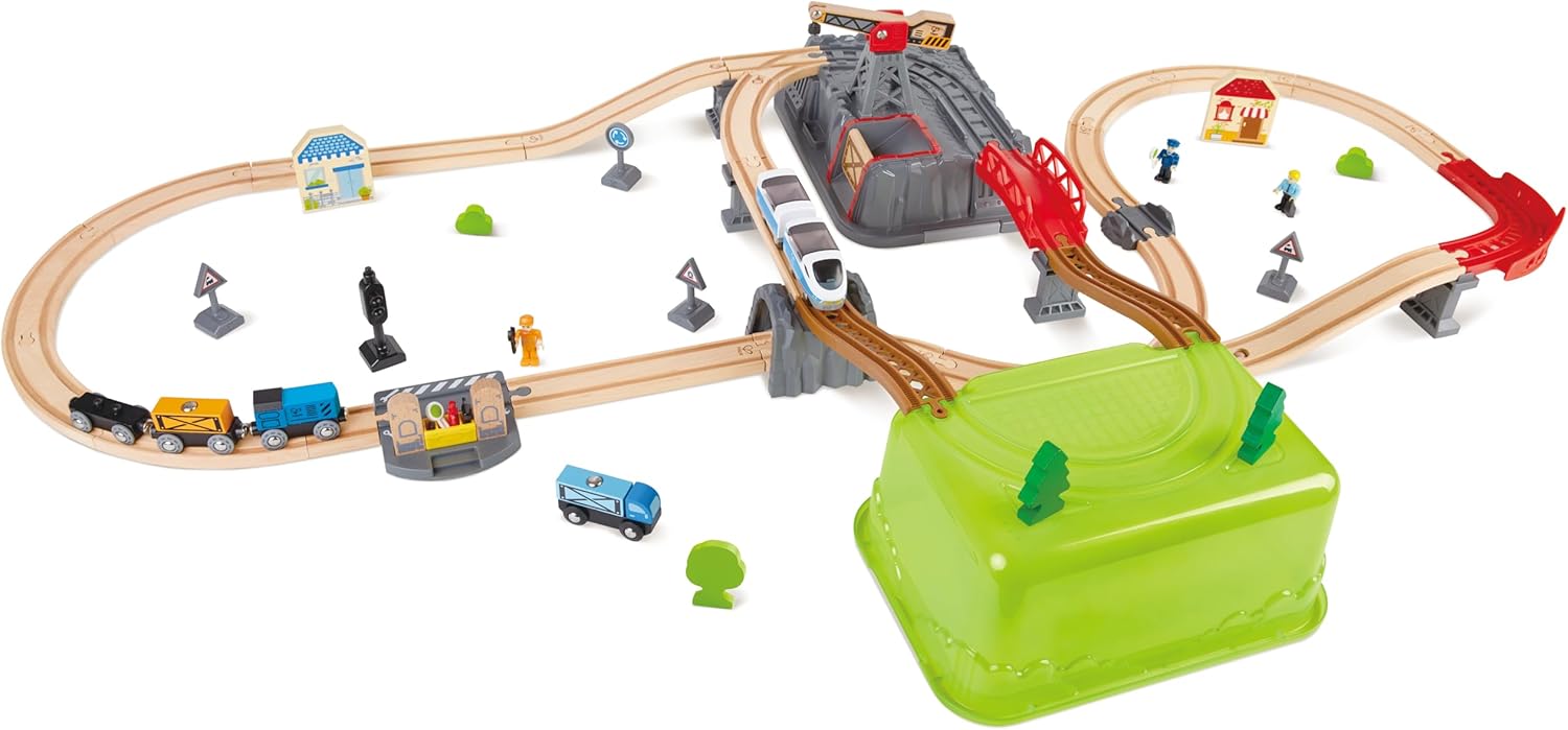 Hape - Railway Bucket-Builder-Set