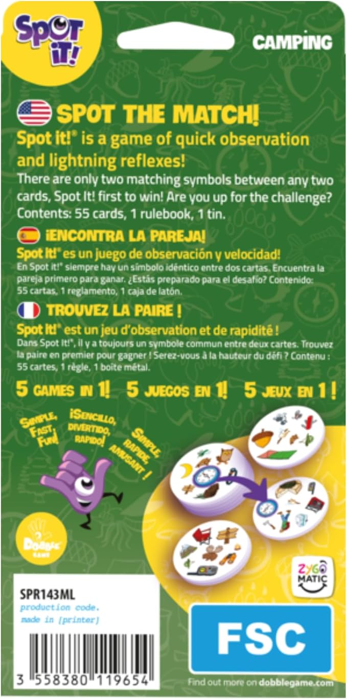 Spot it!: Camping (Eco-Blister 2025)