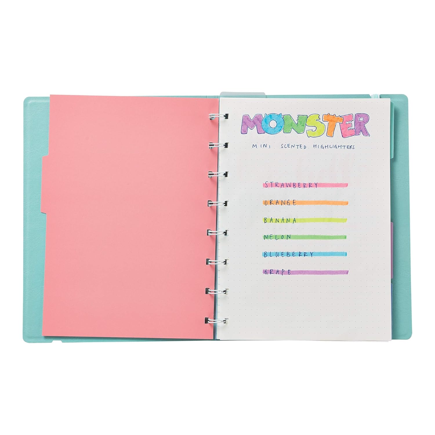 Ooly Mini Monster Scented Highlighters Set Of 6 Display Of 2