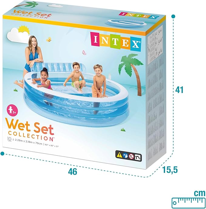 Intex Swim Center Family Lounge Pool