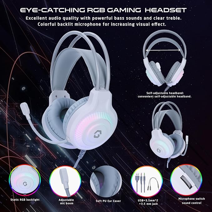 Gameon Go-Cypherw-Xl 4 In 1 Bundle - White