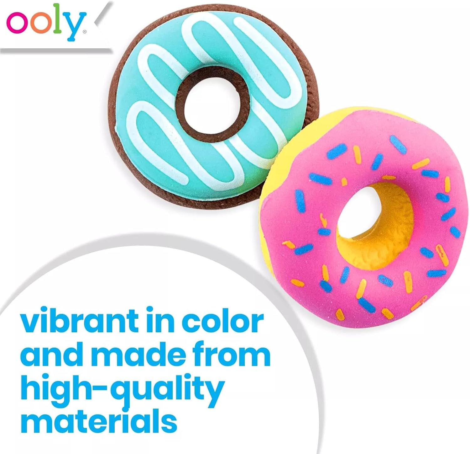 Ooly Dainty Donuts Scented Erasers Set Of 6