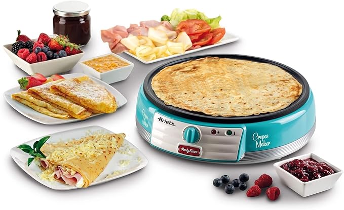 ARIETE 0202 CREPES MAKER WHITE/ BLUE