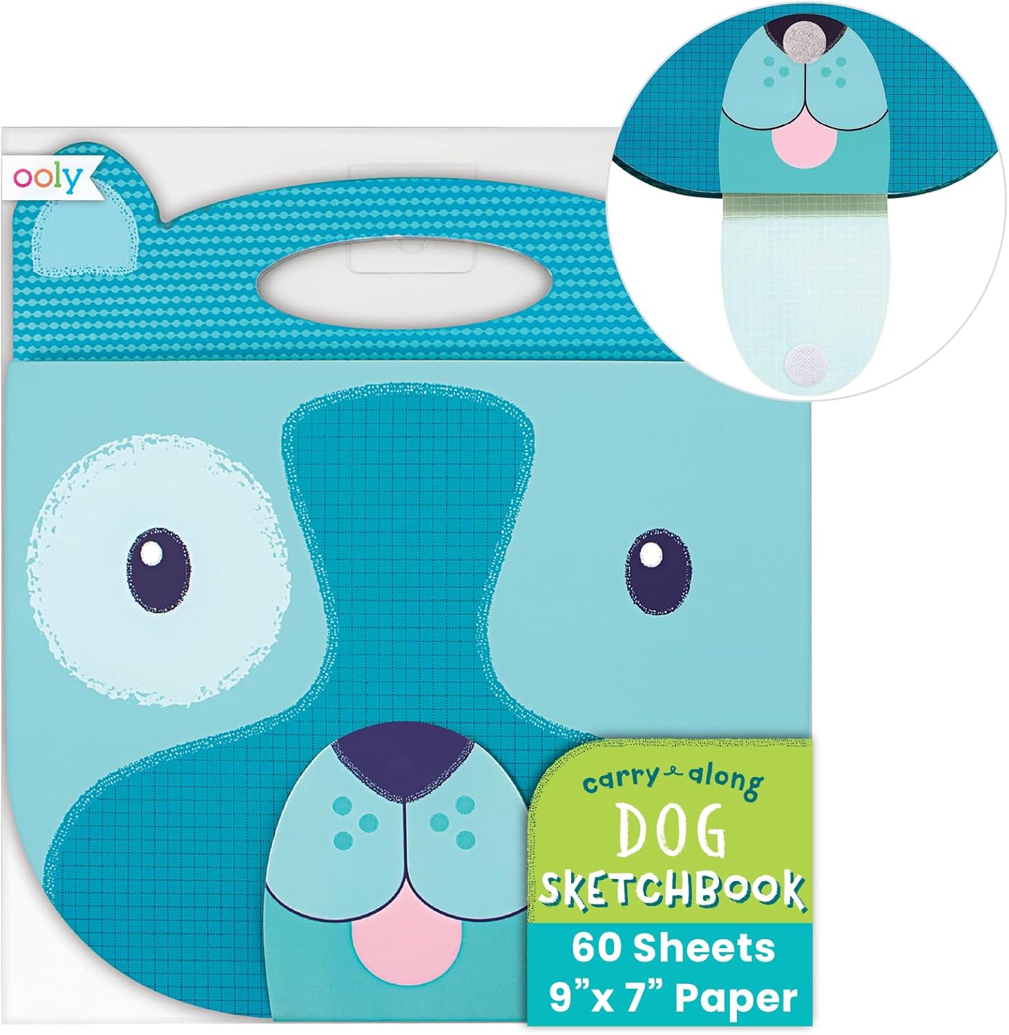 Ooly Animal Carry Along Sketchbook Dog 9 X 7 Paper