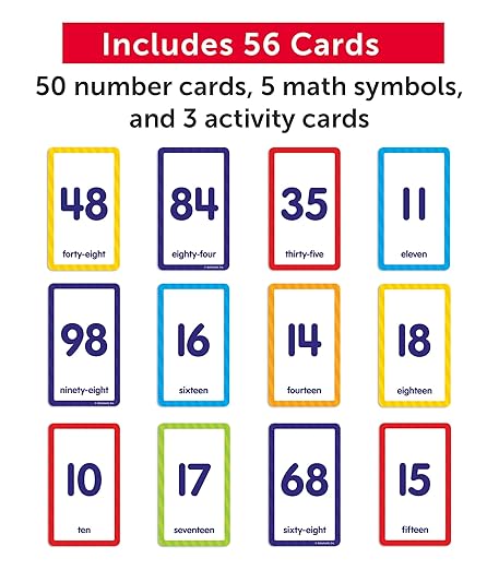 Flash Cards: Numbers 0 - 100