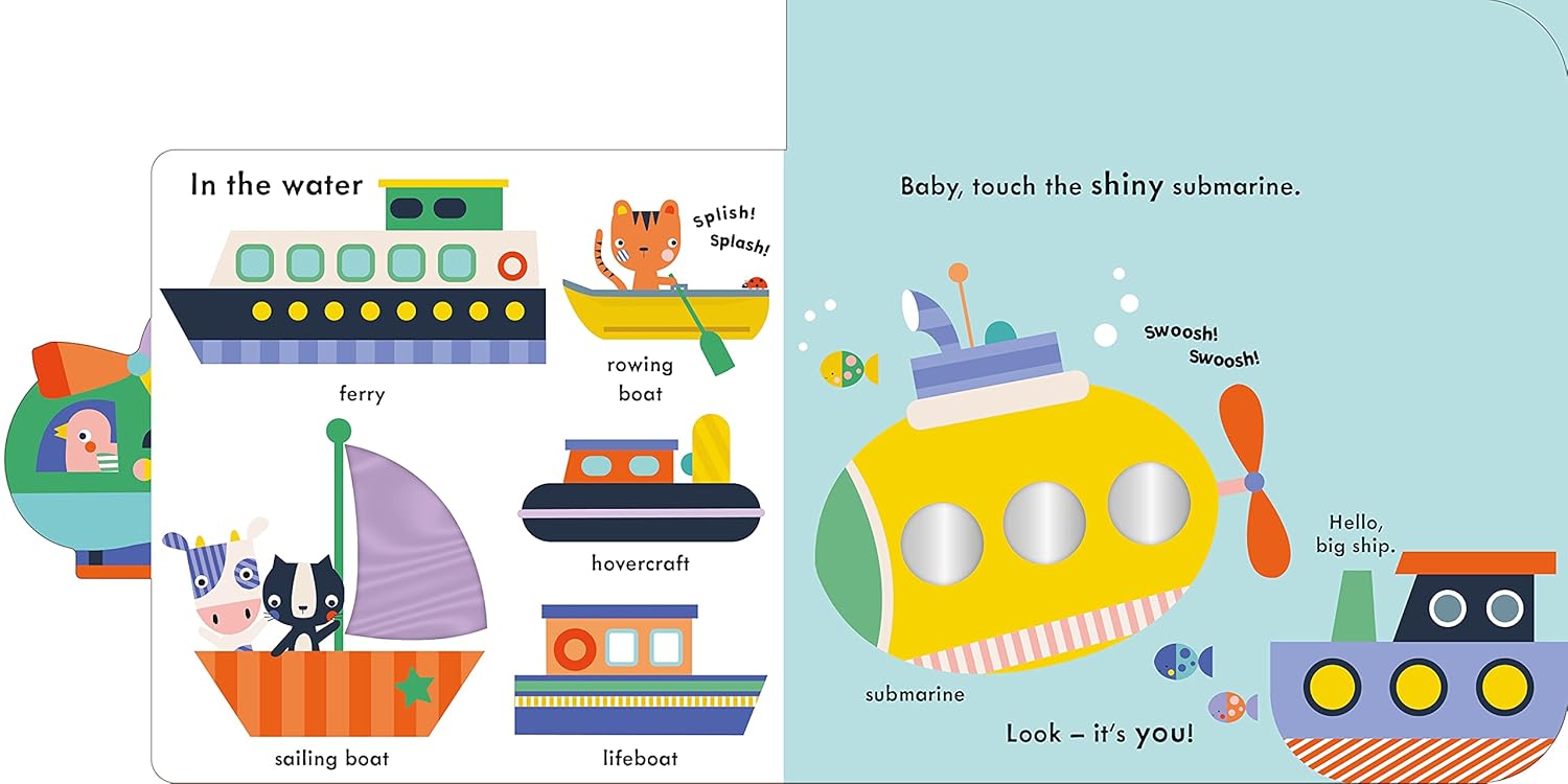 Baby Touch Vehicles Tab Book