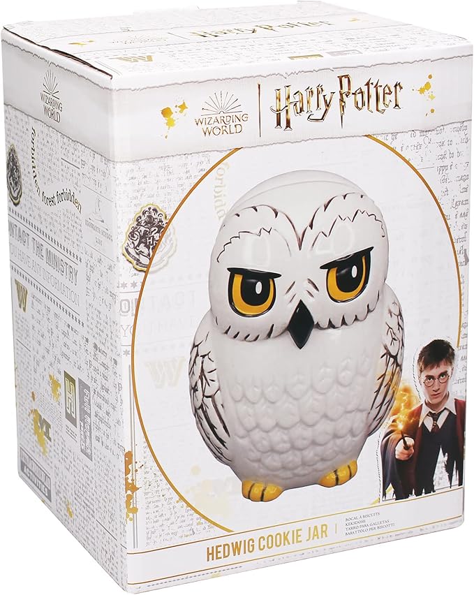 Halfmoon Bay Cookie Jar Ceramic Boxed 20Cm Harry Potter Hedwig