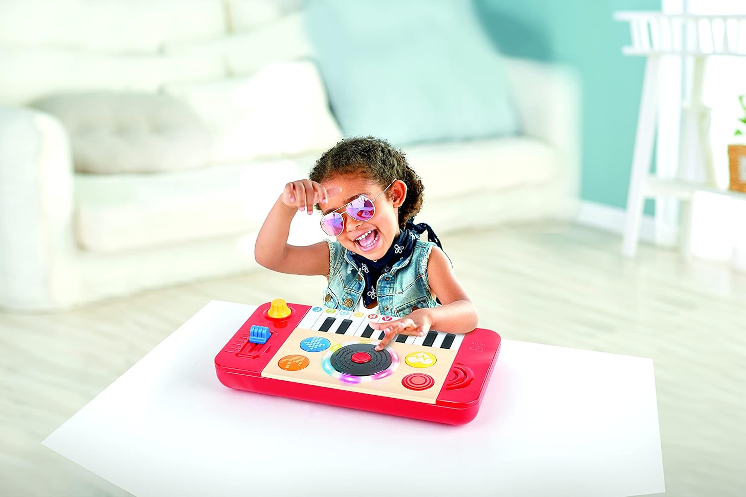 Hape Portable DJ Mix and Spin Studio Music Toy