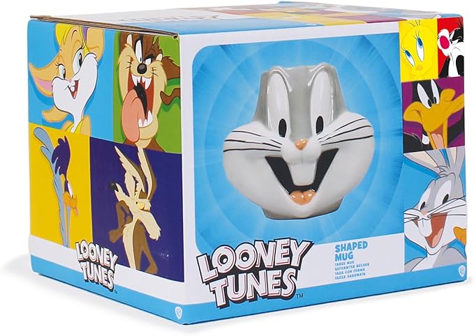 Halfmoon Bay Mug Shaped Boxed Looney Tunes Bugs Bunny