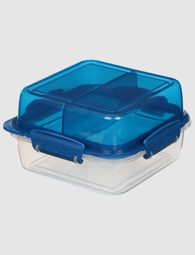 Sistema Klip It To Go Stack Lunch Container Square 1.24 Ltr