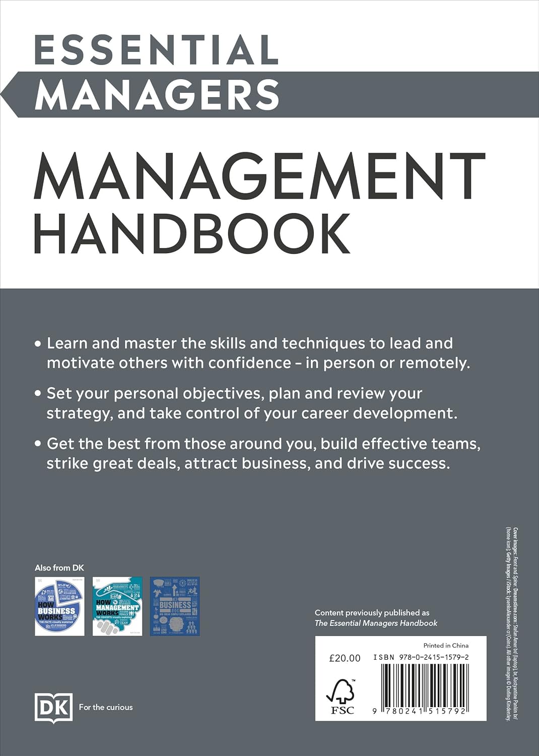 Essential Managers Management Handbook