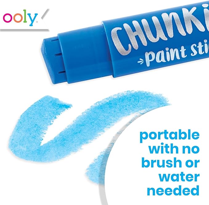 Ooly Chunkies Paint Sticks Original Pack Set Of 12