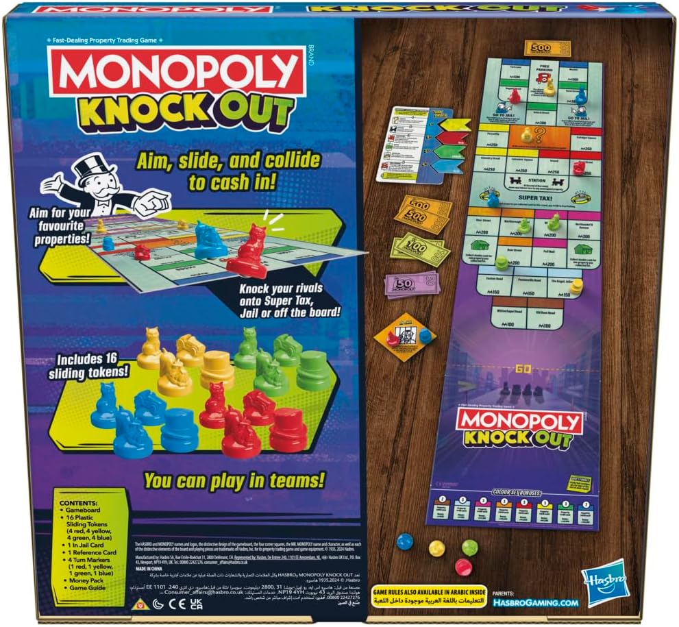 Monopoly Knockout Family Party Game