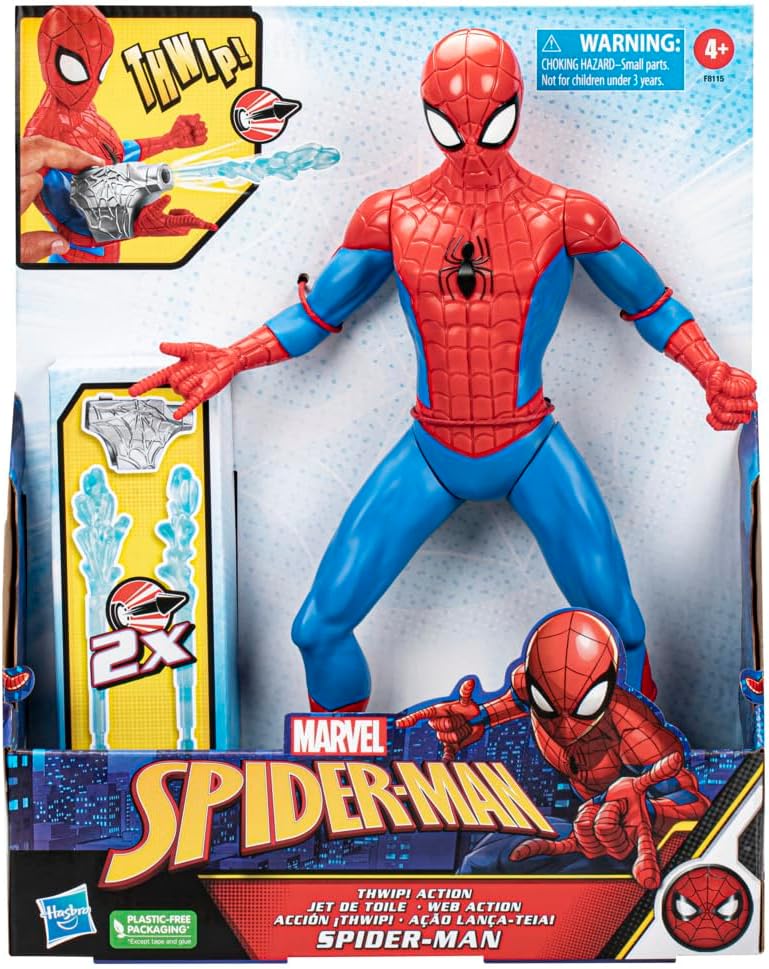 Marvel Spider-Man Kids Toy Thwip Action Figure