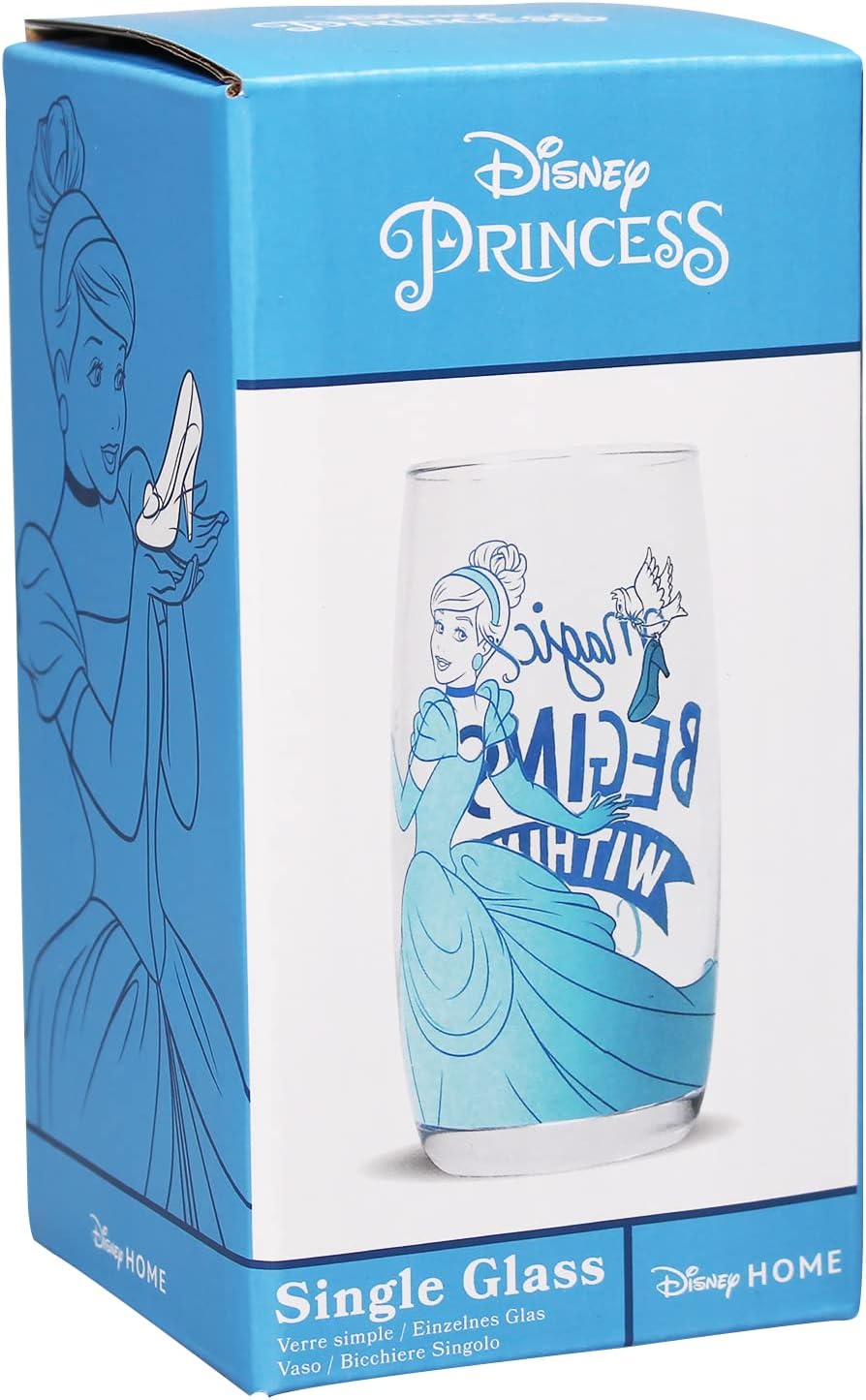 Halfmoon Bay Glass Boxed 450Ml Disney Cinderella