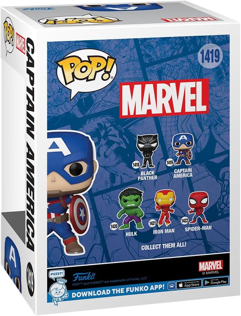 Funko - Pop! Marvel: Marvel Nc - Captain America