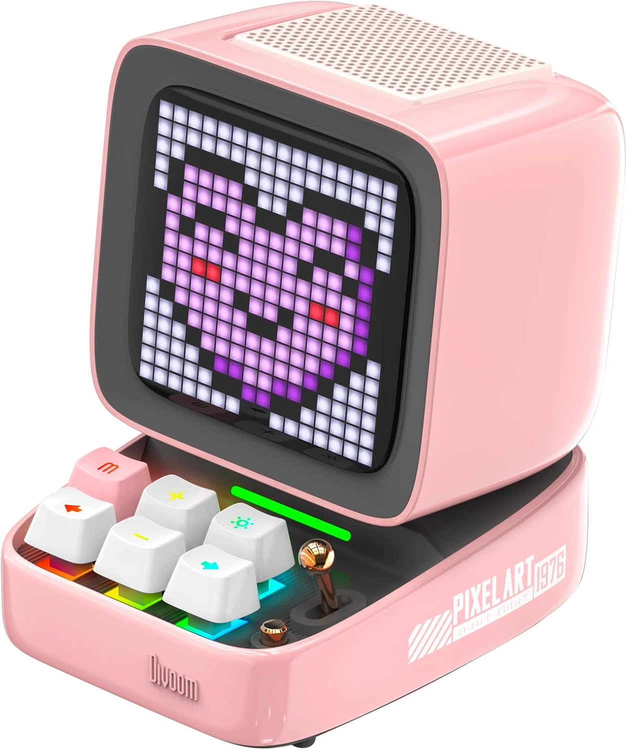 Divoom Ditoo Pro Bluetooth Mini Speaker - Pink