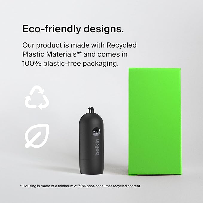 بيلكين - شاحن سيارة - 30W - USB-C - أسود