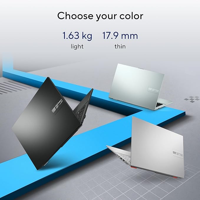 لابتوب فيفو بوك جو i3-N305 - 8 جيجابايت - 256 جيجابايت SSD - ويندوز 11 - فضي - 15.6 إنش
