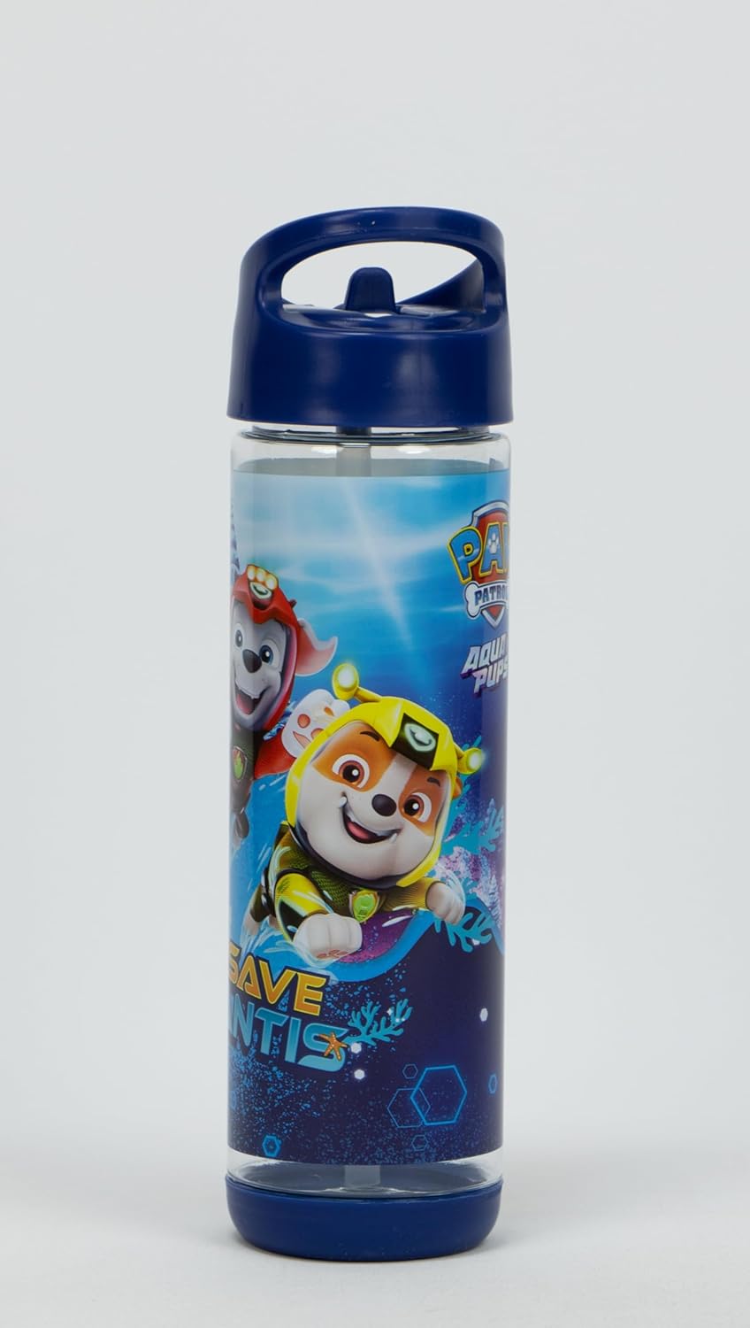 Paw Patrol Water Bottle 500 Ml, Tritan Plastic Bpa Free