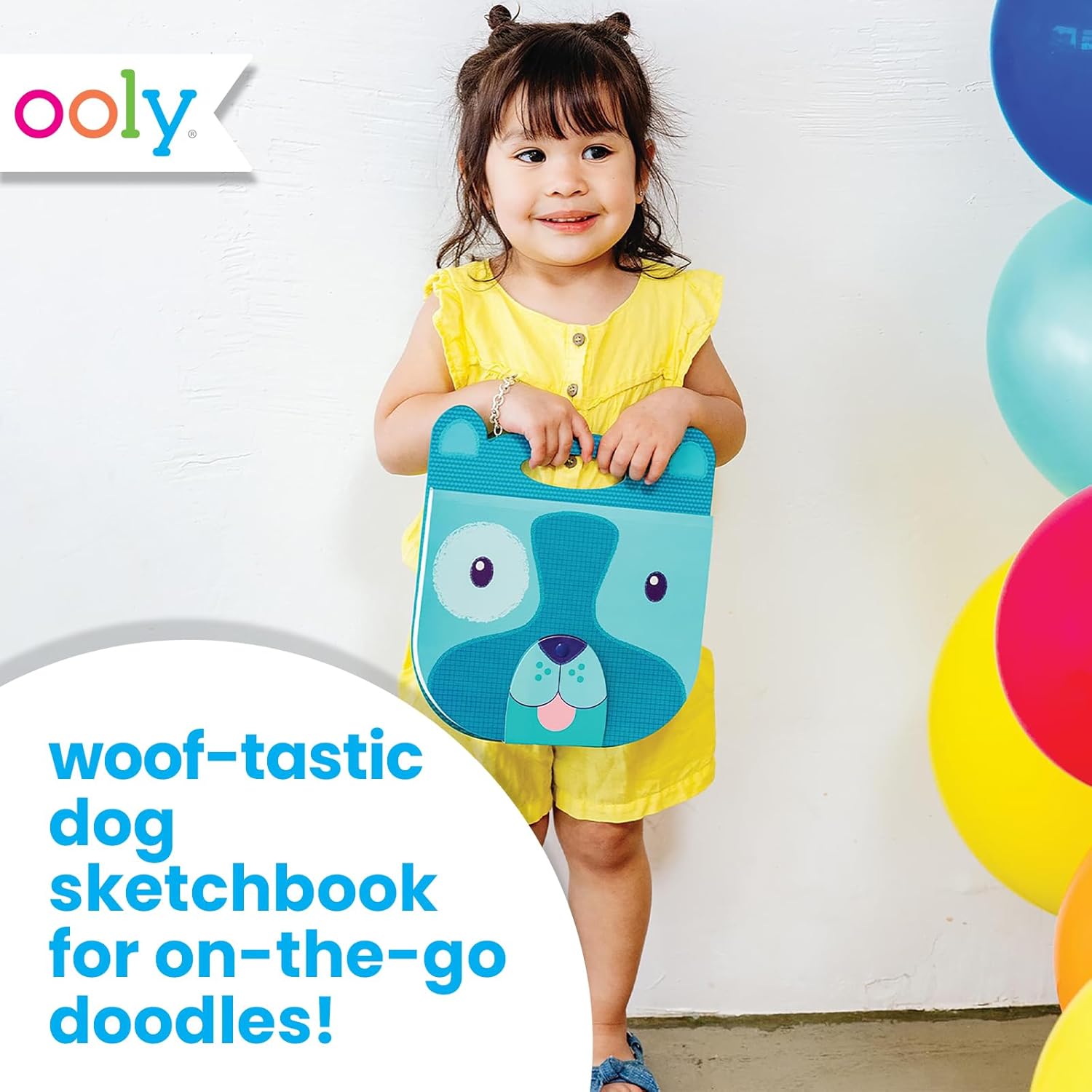 Ooly Animal Carry Along Sketchbook Dog 9 X 7 Paper