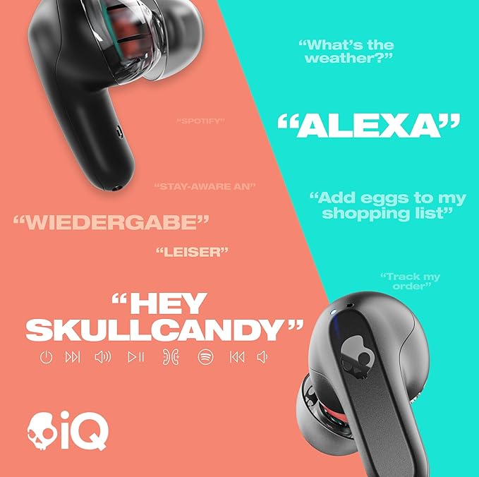 SKULLCANDY RAIL TRUE WIRELESS IN-EAR-TRUE BLACK