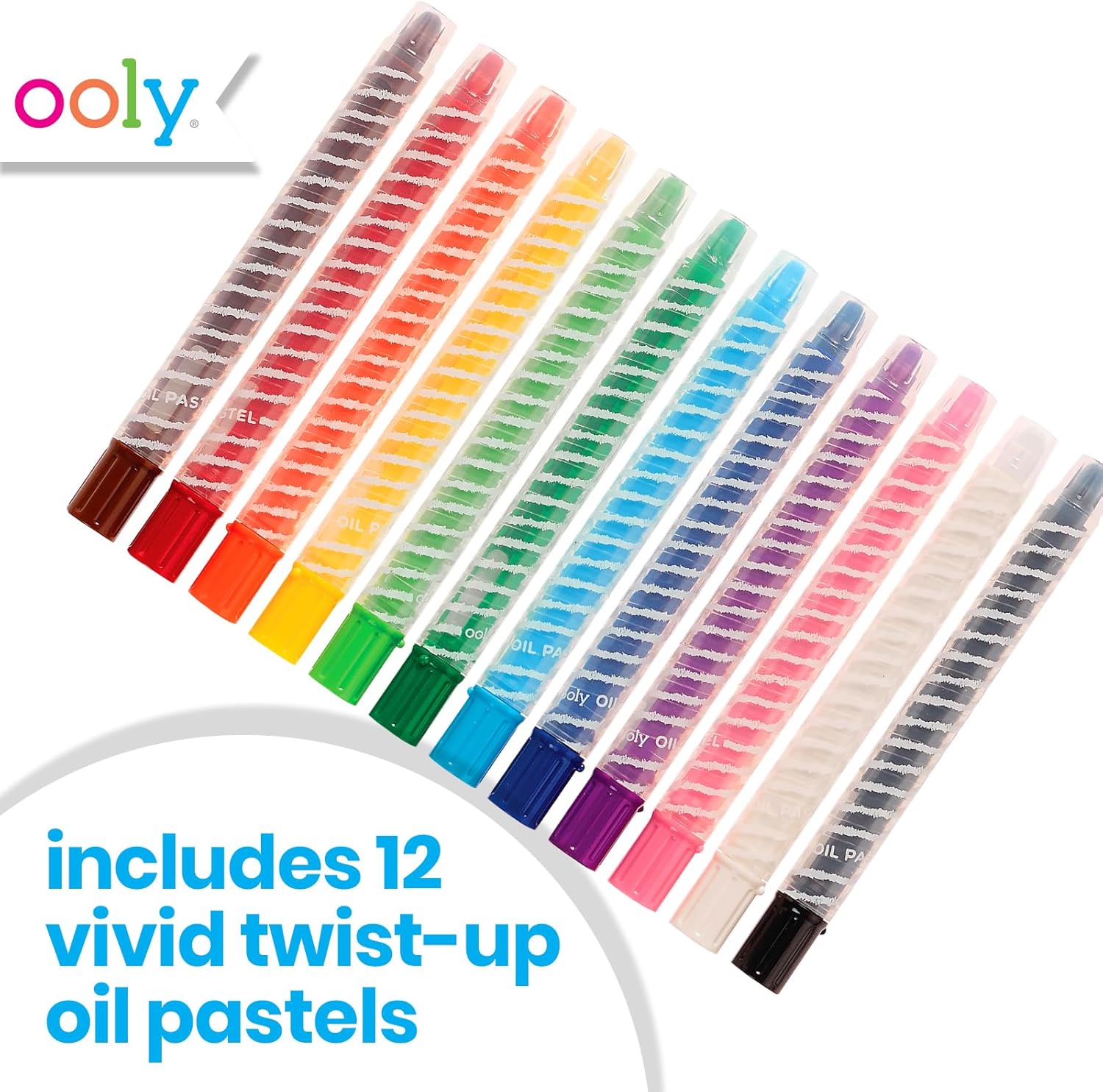 Ooly Twisty Stix Oil Pastels Set Of 12