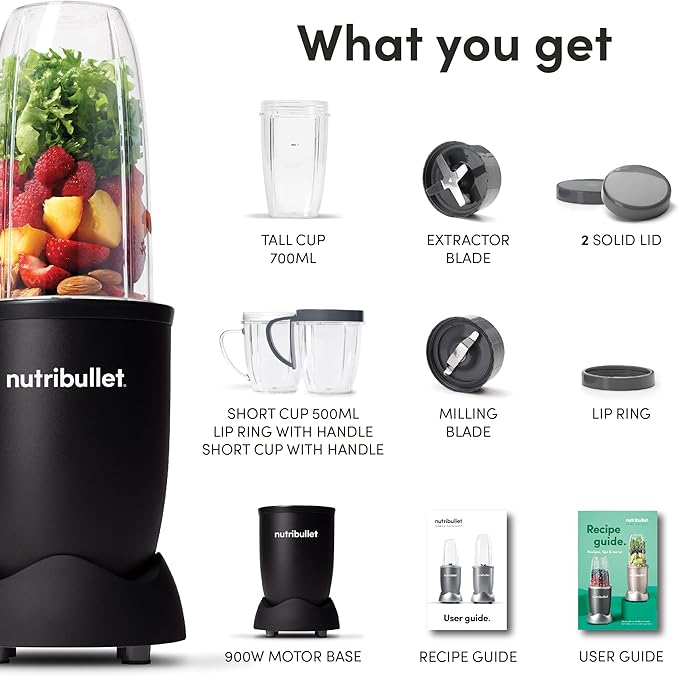 Nutribullet Blender 900W Black NB9-1212AK