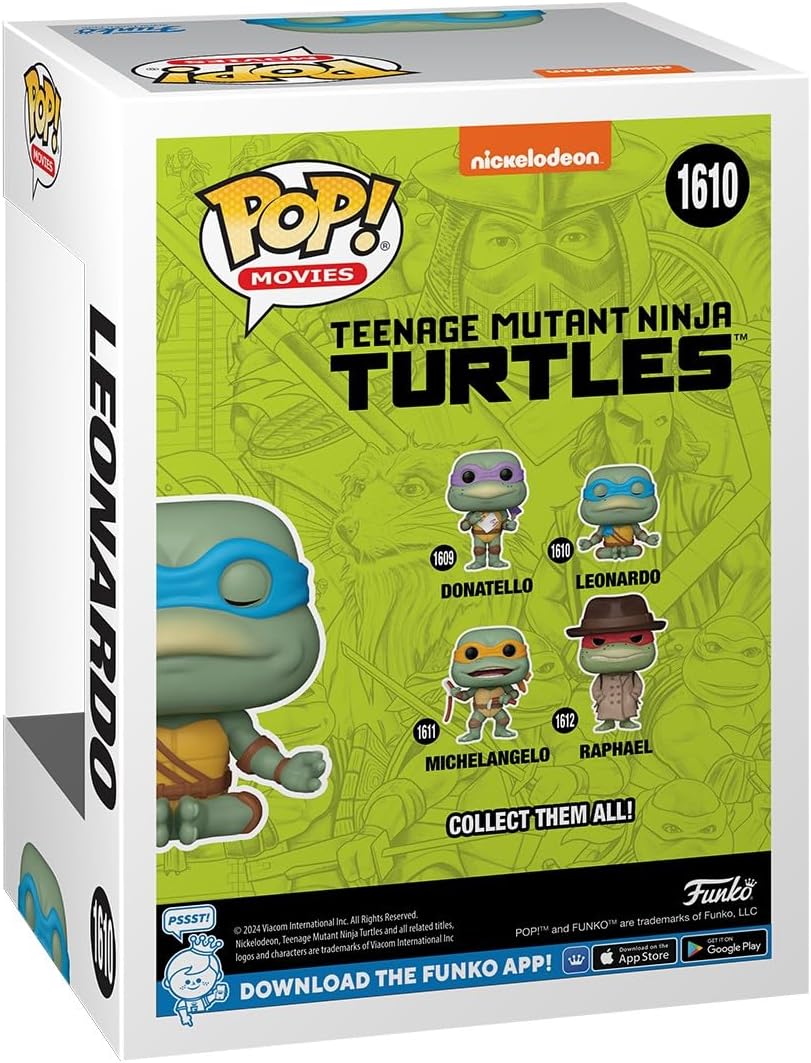 Funko - Pop! Teenage Mutant Ninja Turtle- Leonardo