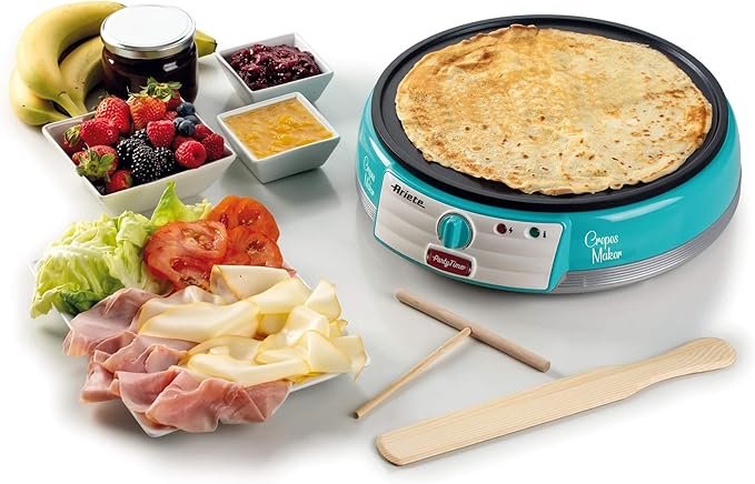 ARIETE 0202 CREPES MAKER WHITE/ BLUE