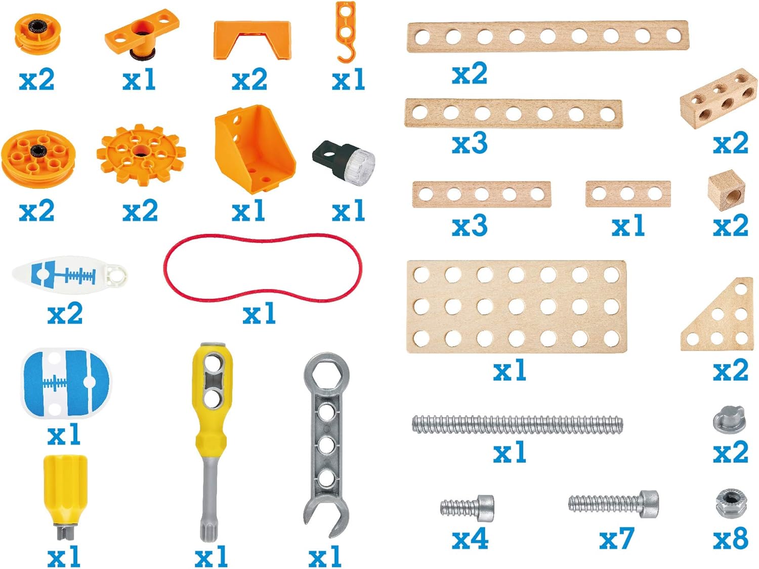 Hape Junior Inventor Deluxe Experiment Kit 57-Pieces