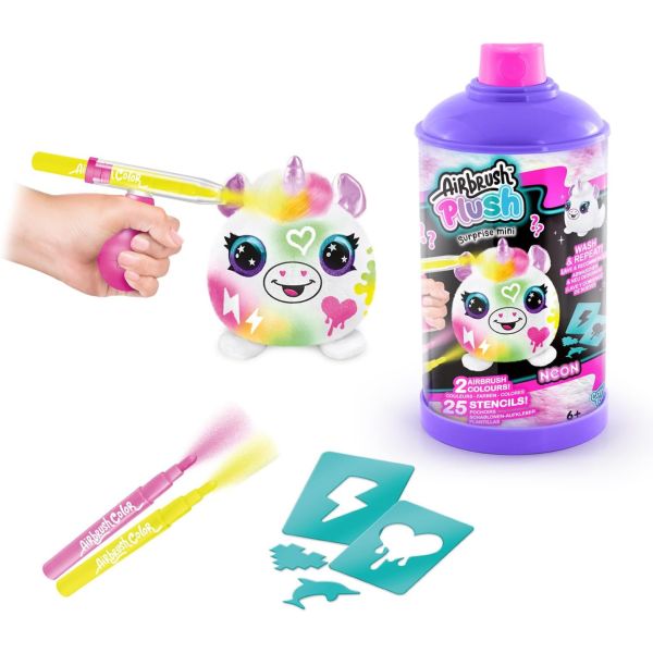 Canal Toys - Airbrush Plush - Neon Mini Mystery Kit