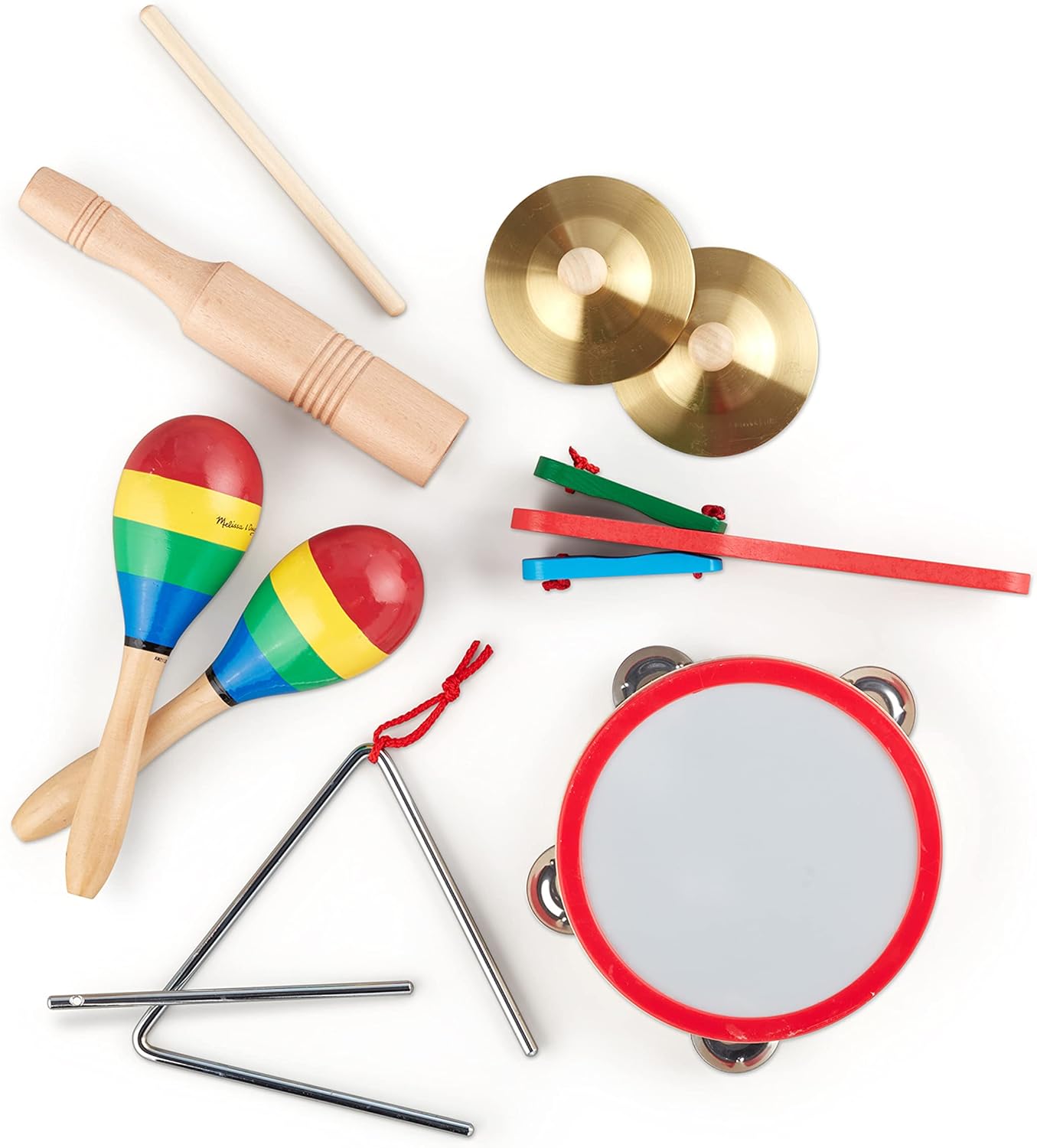 Melissa & Doug Band-In-A-Box Clap! Clang! Tap! Instrument Set
