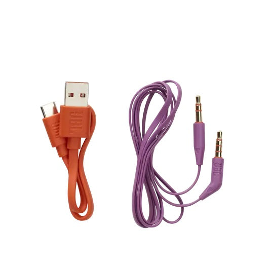 سماعات JBL JR460NC اللاسلكية للأطفال فوق الأذن - وردي