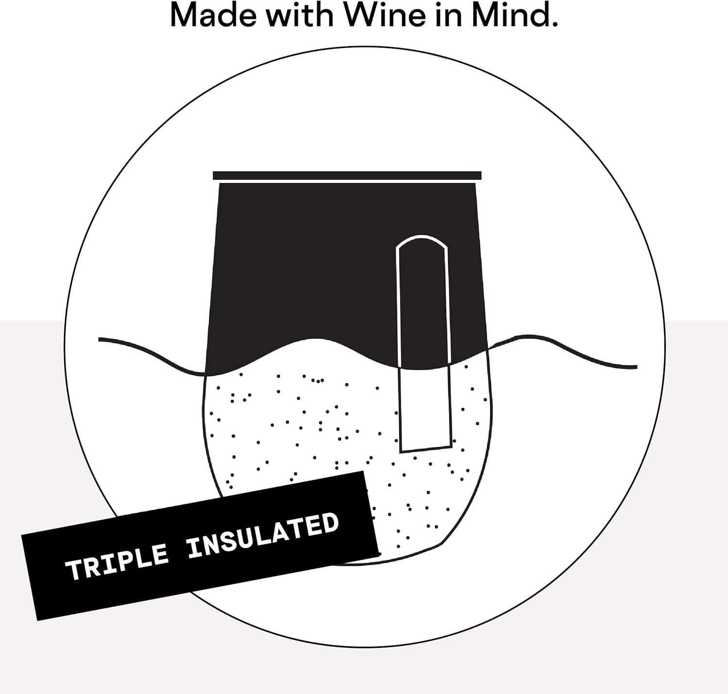 Stemless cup 350ml oat milk