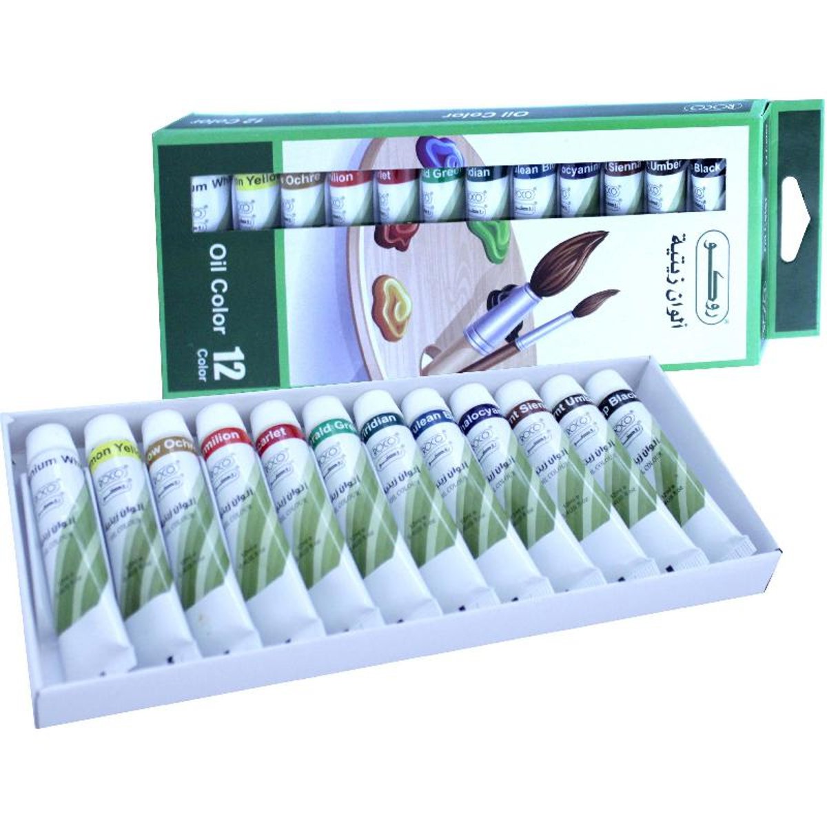 Roco Colour Paint Set Oil Color 12 Colors