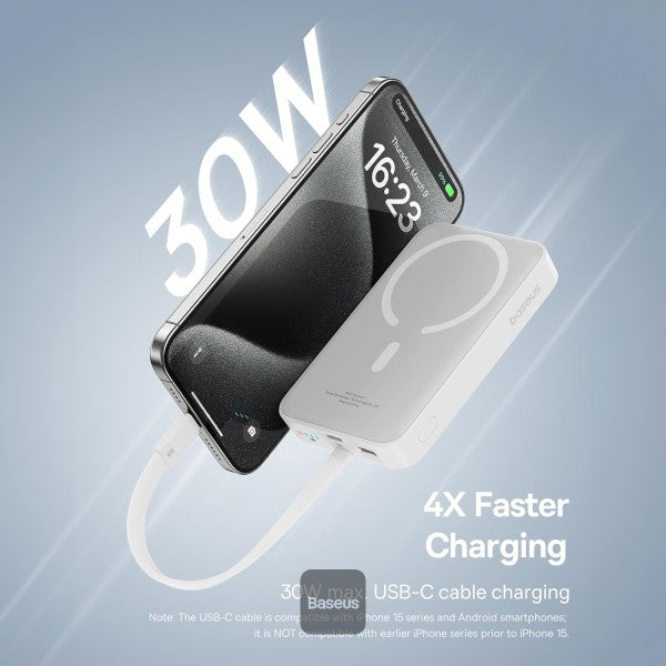 Baseus Mag Mini W.less Fast Charge Power Bank USBC 10K