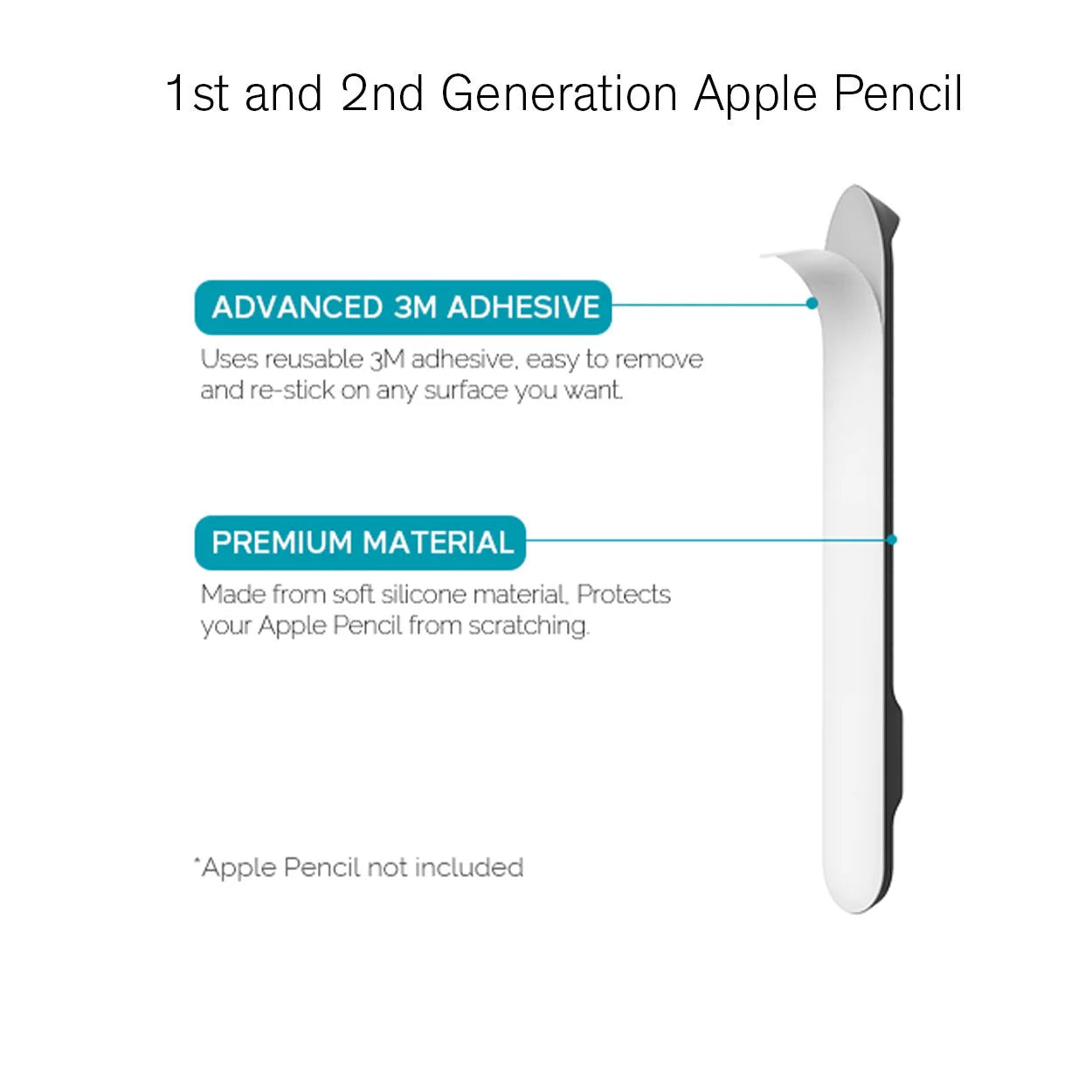 Baykron BA-PT112-PNK Apple pencil holder pink