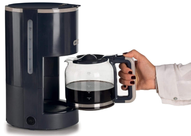 Ariete 1394 Drip Coffee Machine, 900W, 12 Cups, Black